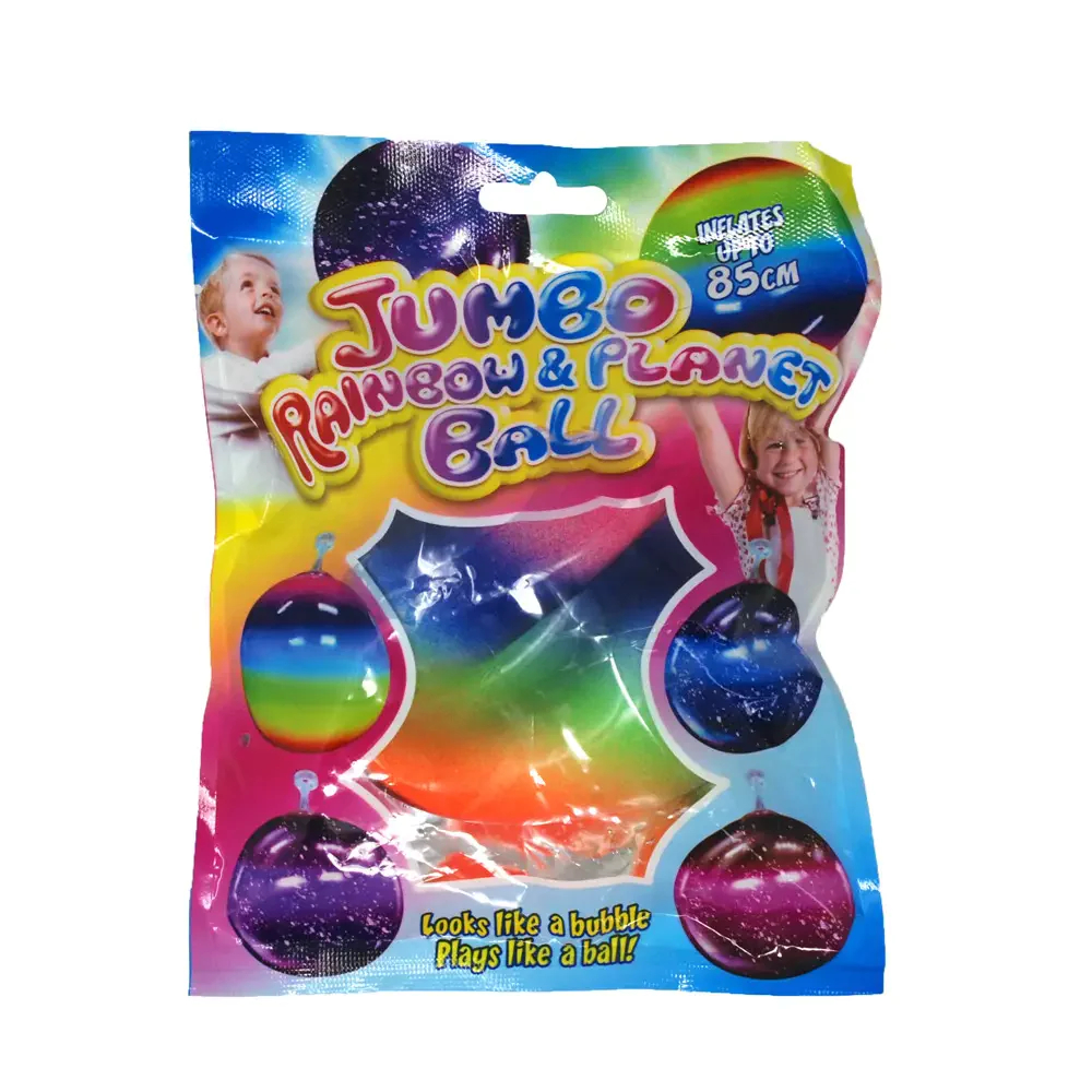 Boley Jumbo Balloon Rainbow & Planet