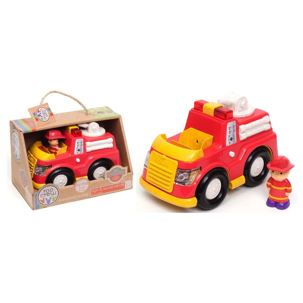 Boley Roo Crew Eco Wood  Light & Sound Vehicle Asstd