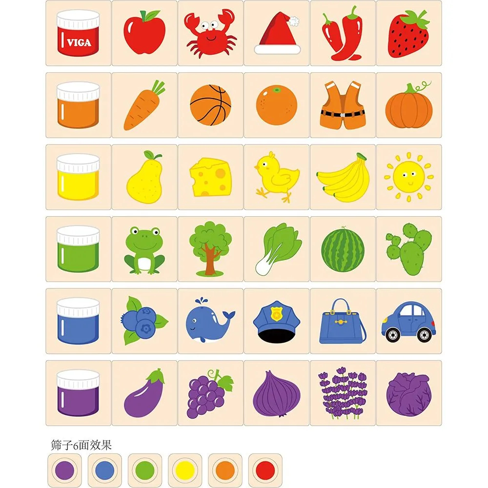 Viga Learning Colors Puzzle Set