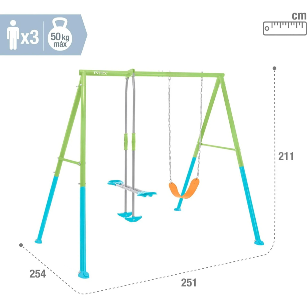 Intex Swing & Glide 2 Features Set