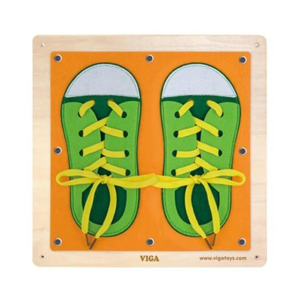 Viga Wall Toy Dressing and Zippering
