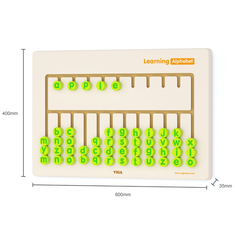 Viga Wall Toy Learning Alphabet