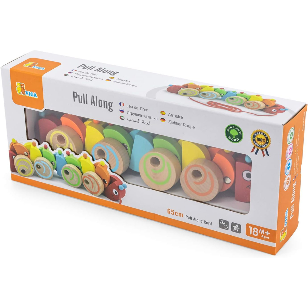 Viga Pull Along Caterpillar