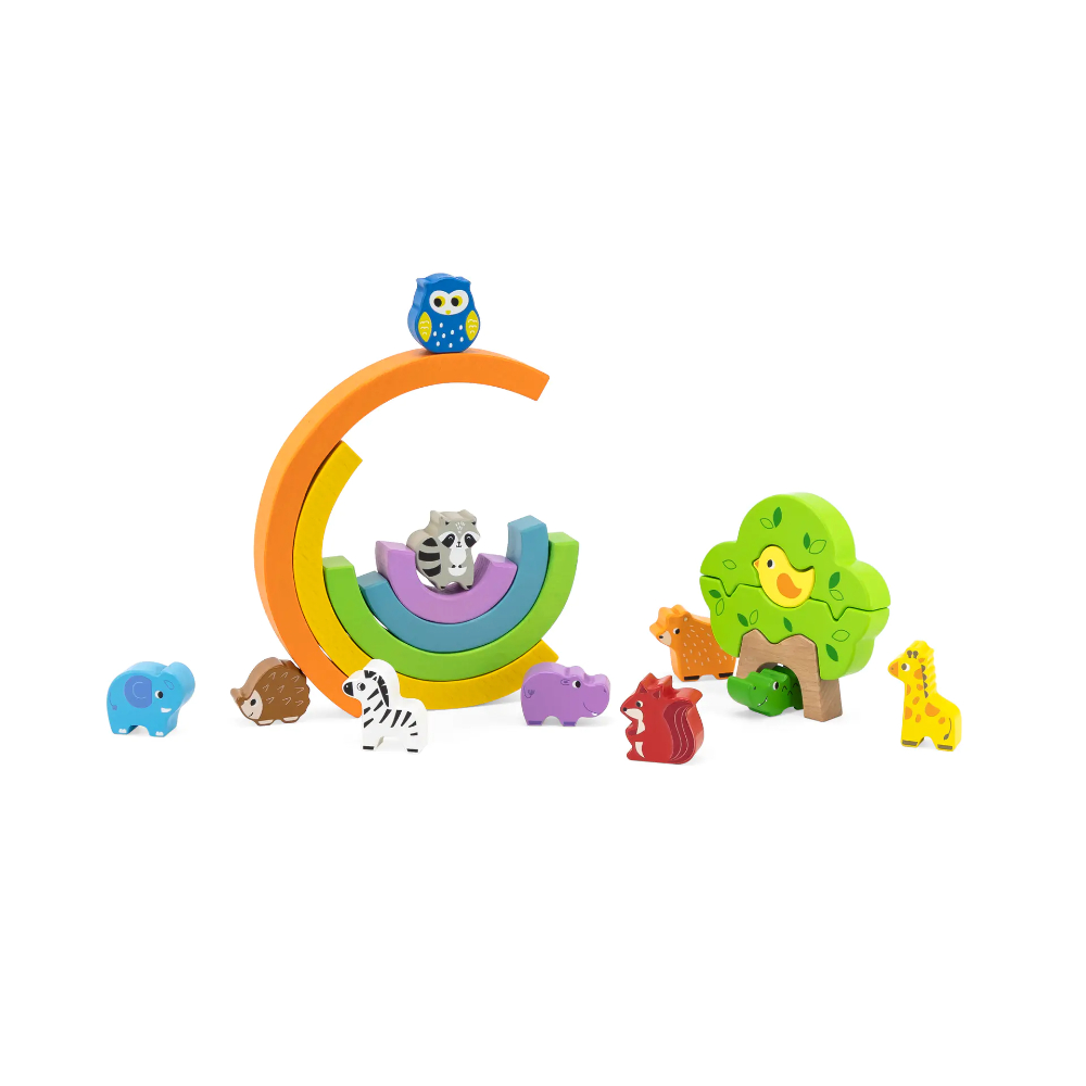 Viga Rainbow Balancing Blocks