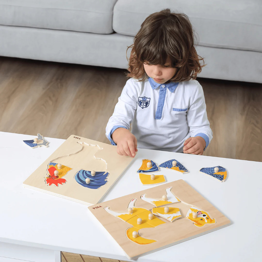 Viga Montessori Puzzle Elephant