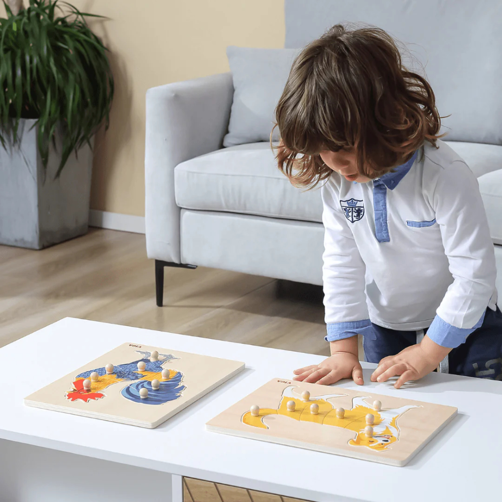 Viga Montessori Puzzle Rooster
