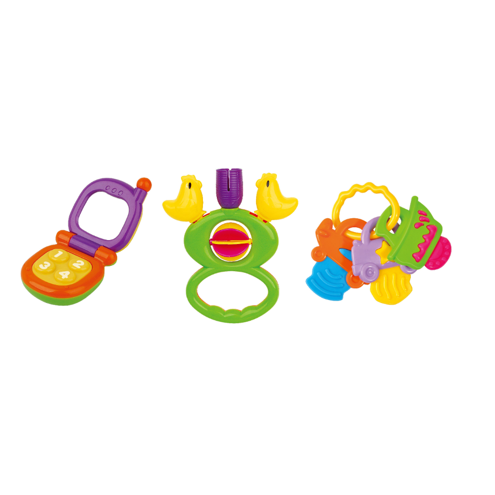 Tanny Toys Baby Rattle 3 Sets