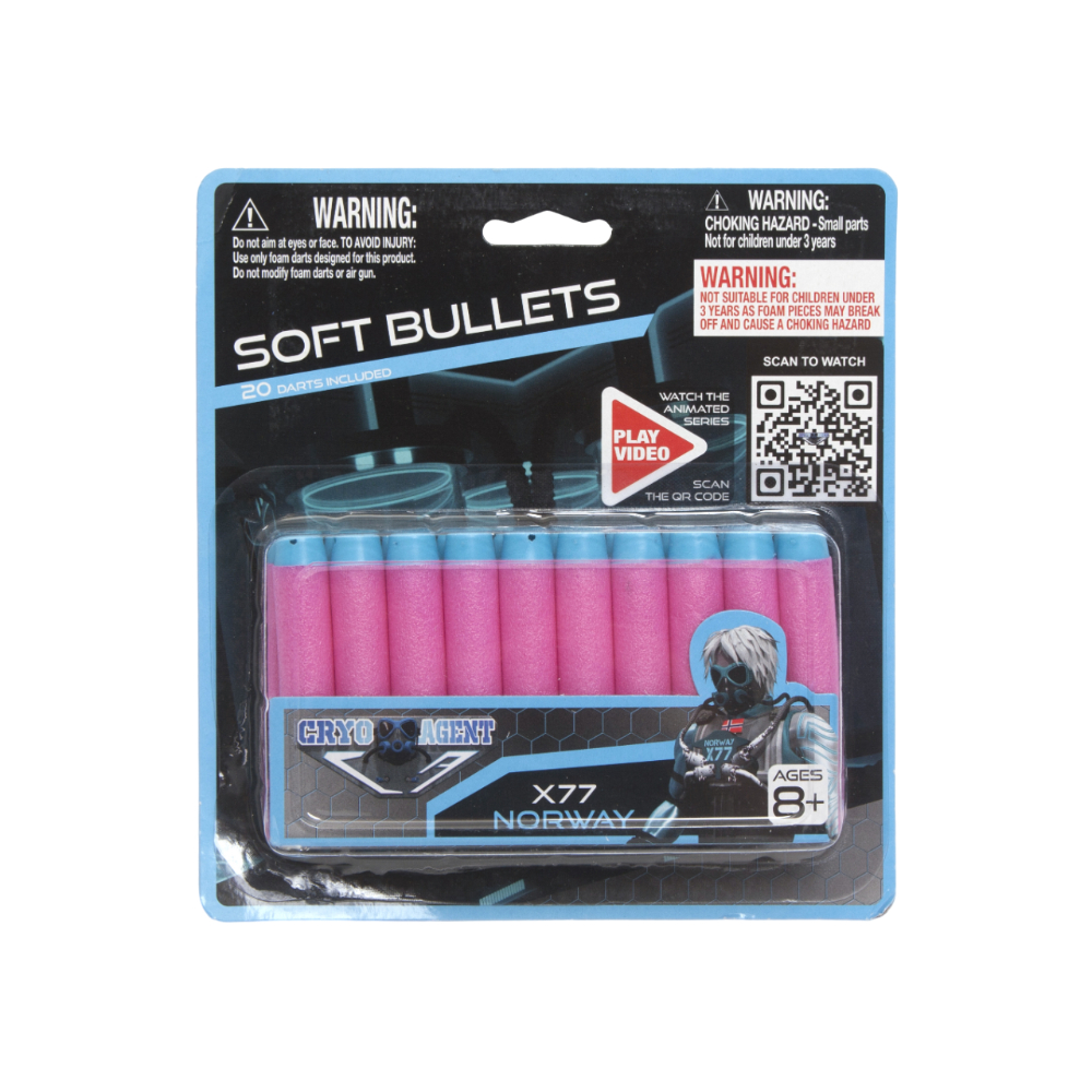 Boley Cryo Agent 20 Pcs Soft Darts