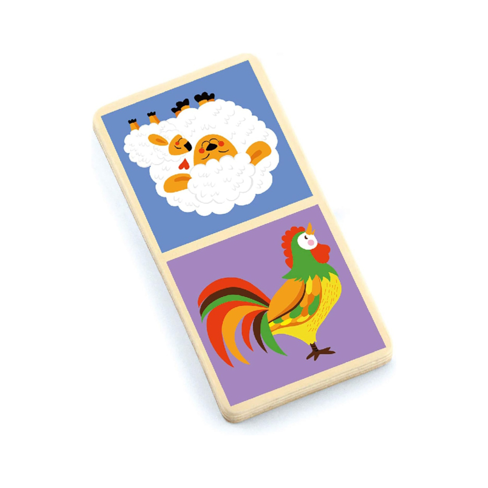 Viga Dominoes Farm Animals