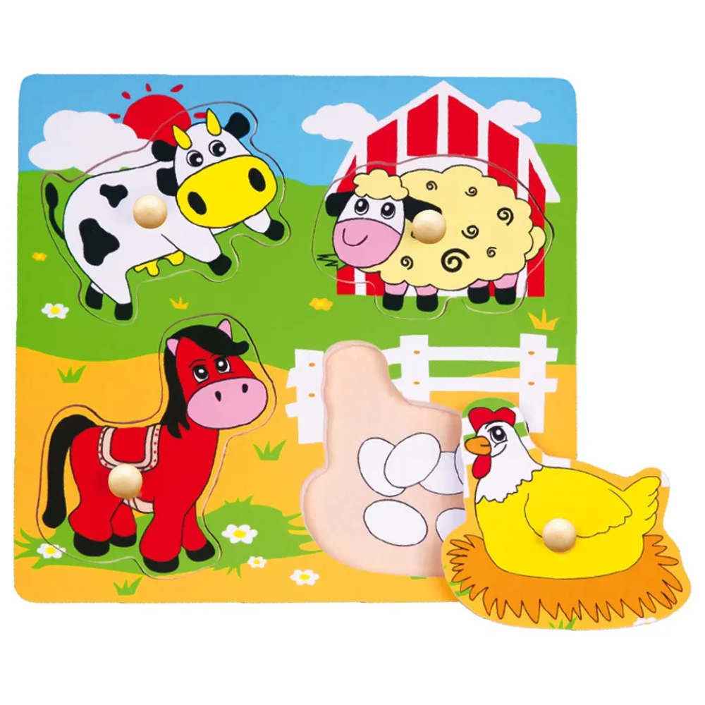Viga Flat Puzzle Farm Animals