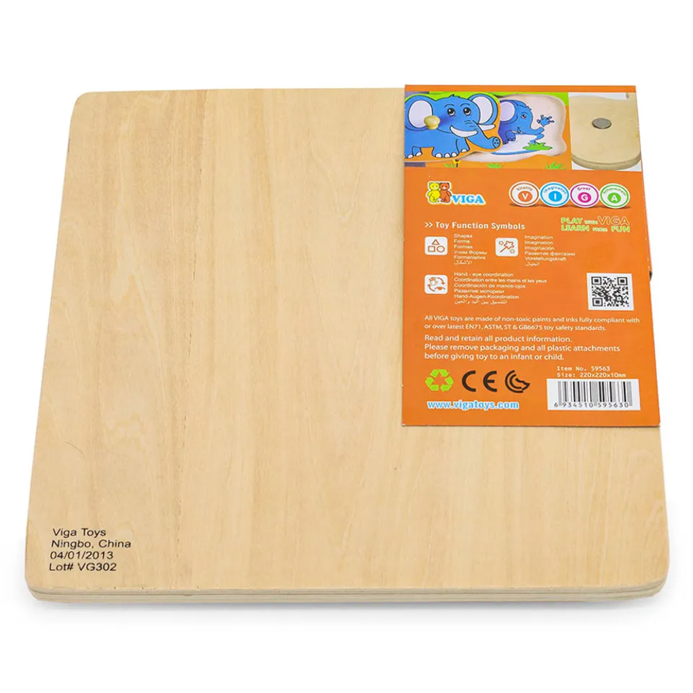 Viga Flat Puzzle Wild Animals