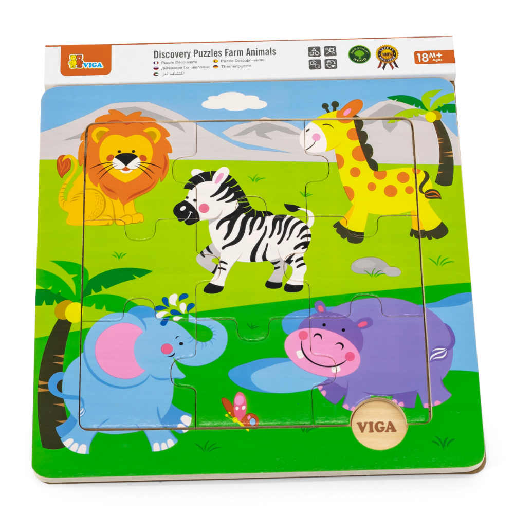 Viga Discovery Puzzles Wild Animals