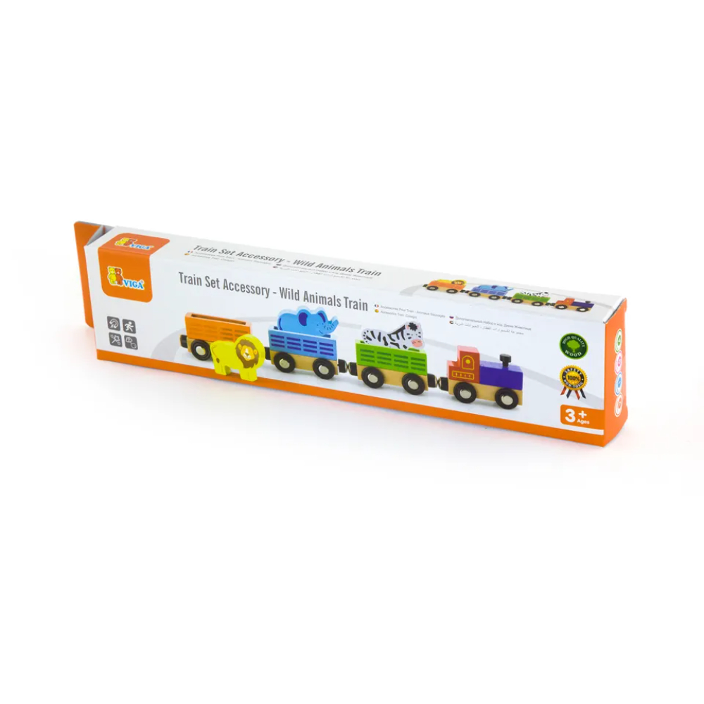 Viga Train Set Accessory Wild Animal Train