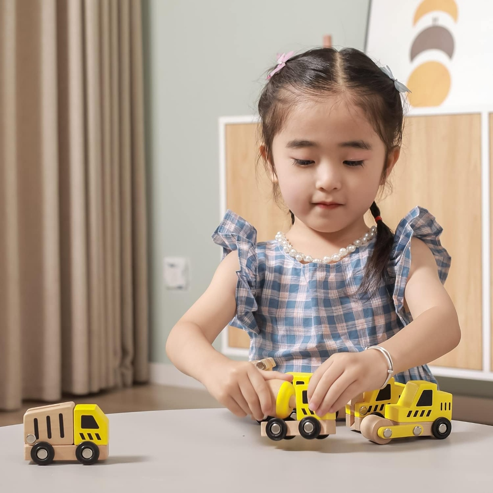Viga Construction Vehicles 6pcs Set