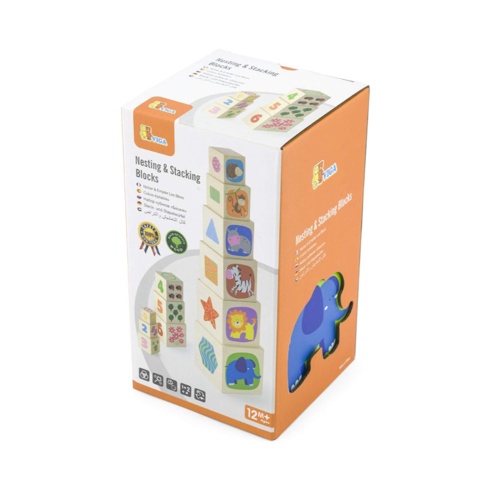Viga Nesting + Stacking Block
