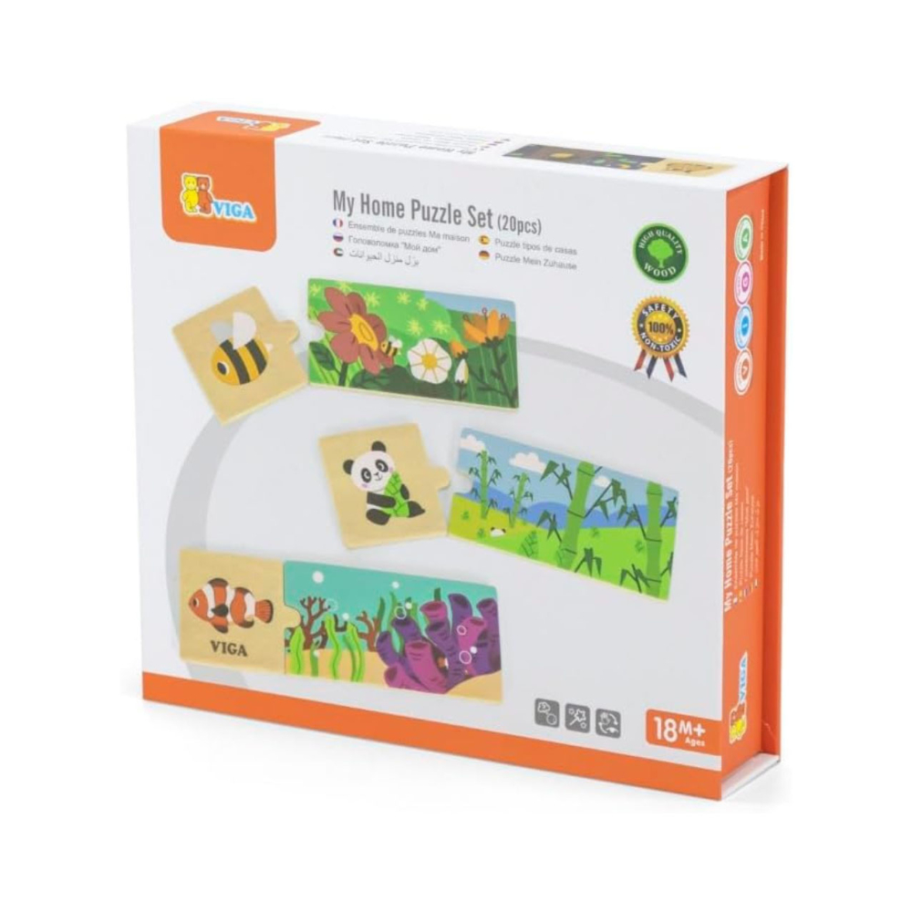 Viga My Home Puzzle Set
