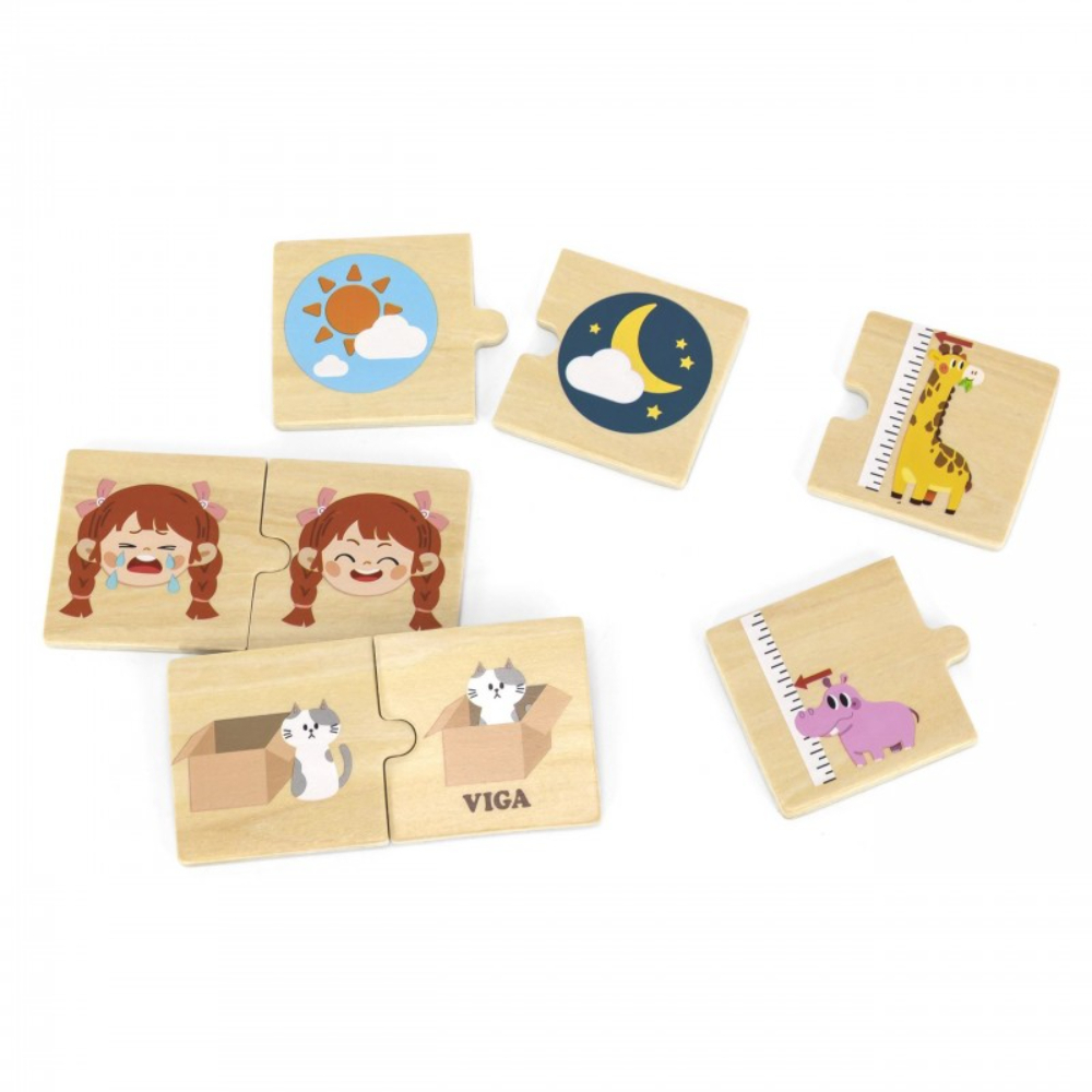 Viga Opposites Puzzle Set