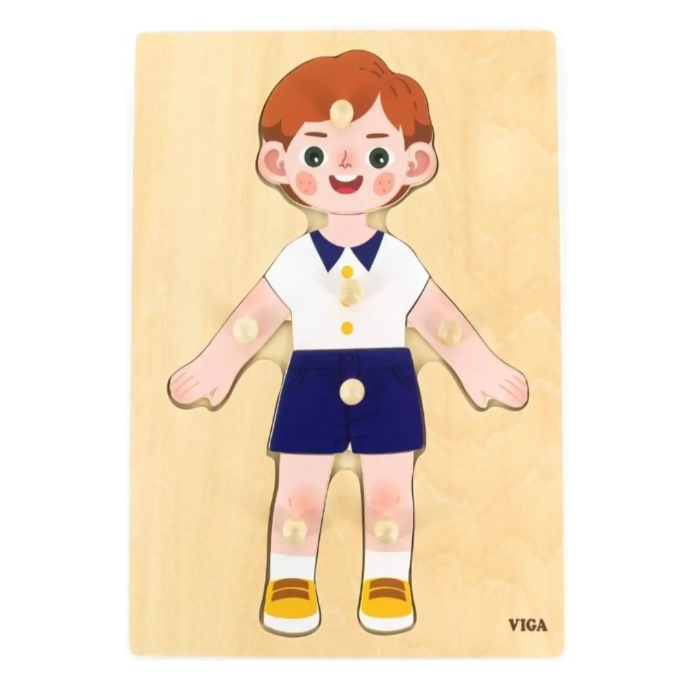 Viga Body Parts Puzzle 7pcs