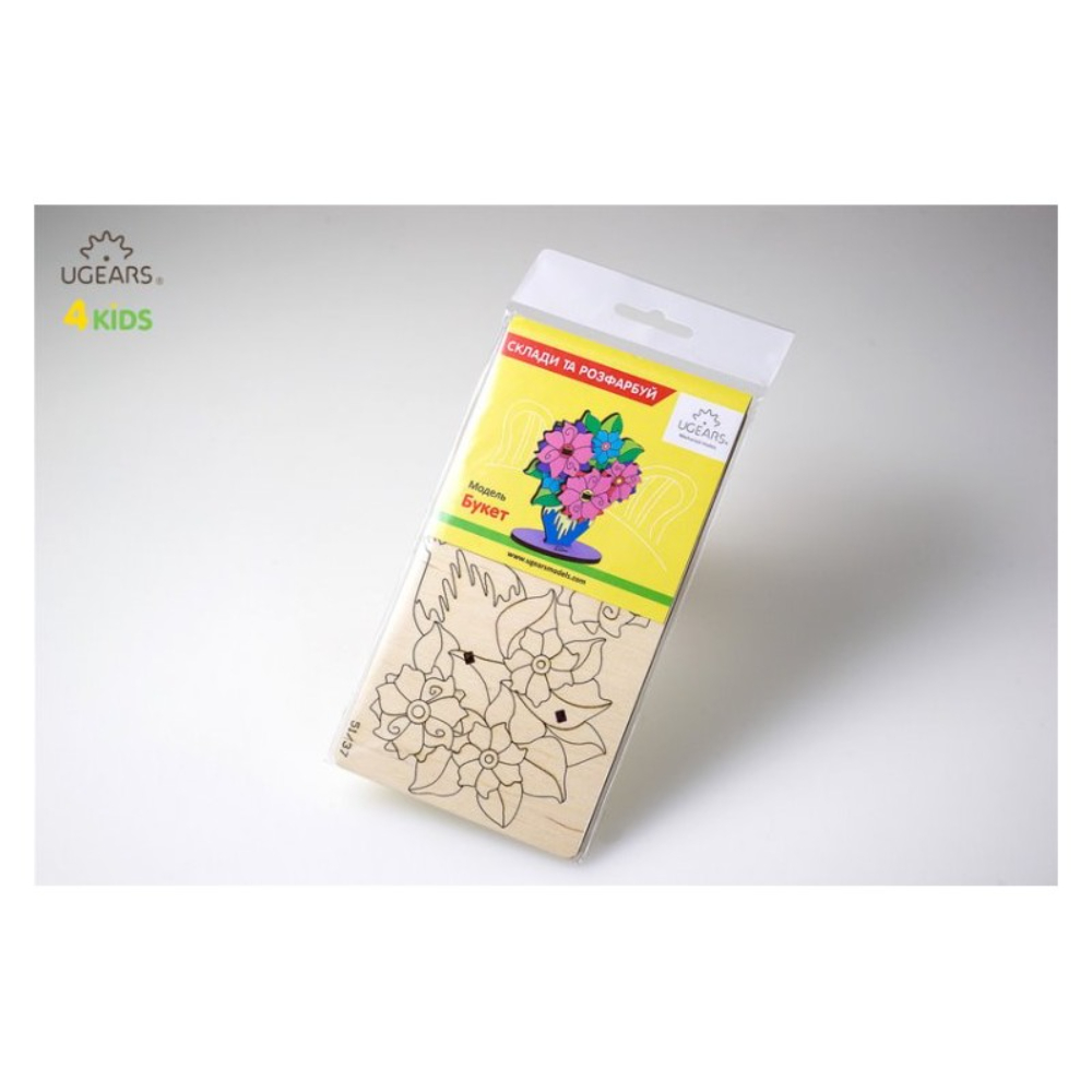 UGEARS Coloring Model UG10008 Bouquet