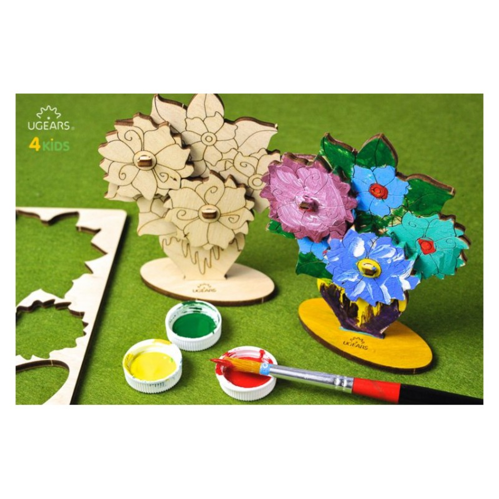 UGEARS Coloring Model UG10008 Bouquet