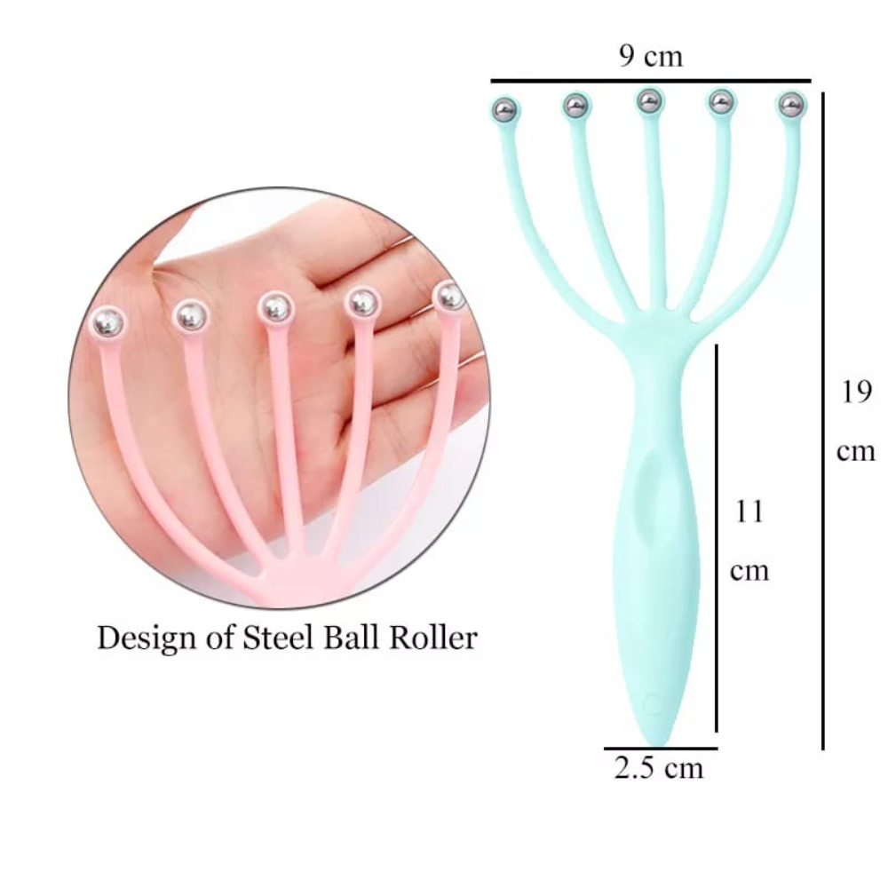 Manual Head Massage Roller