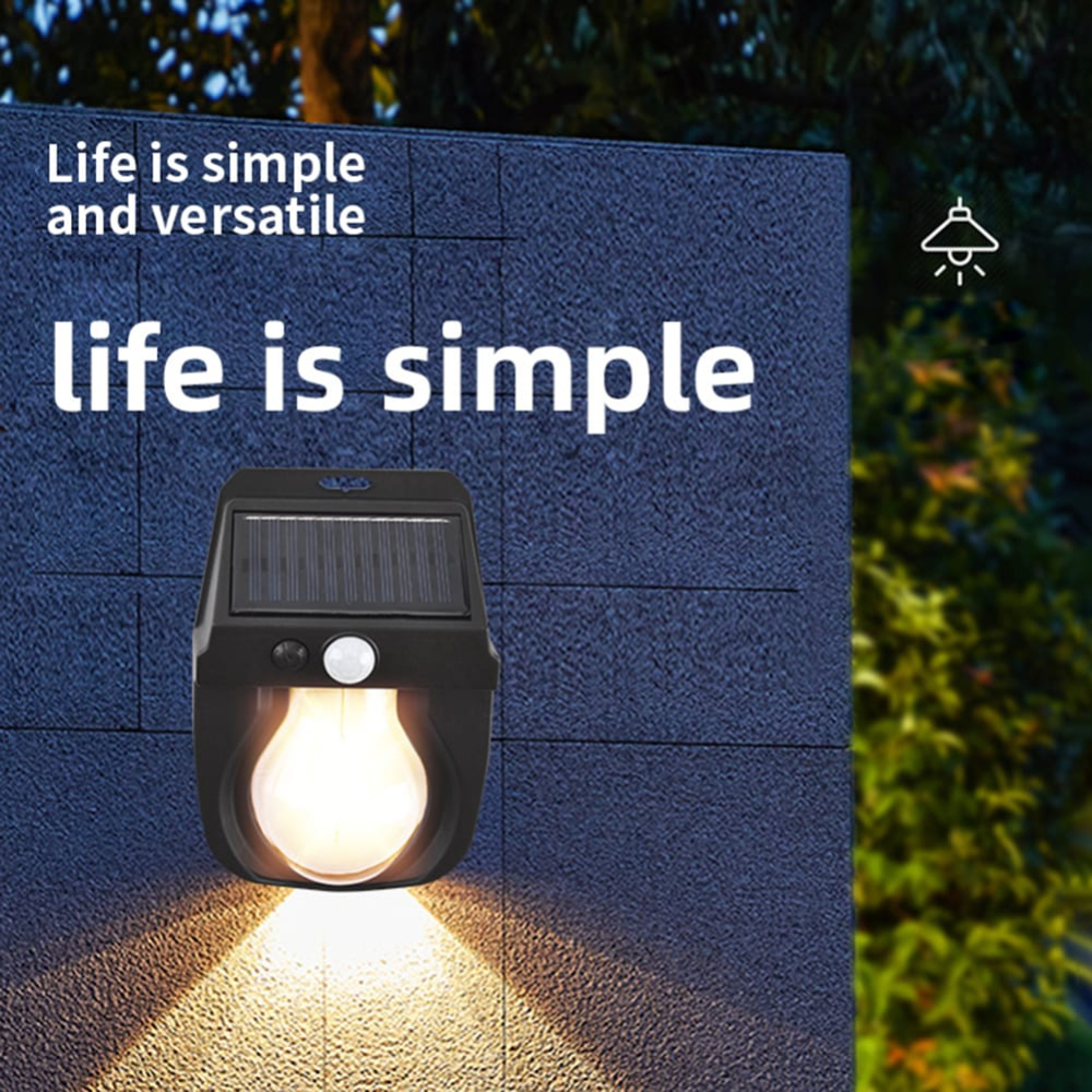 Solar Sensor Single Wall Light