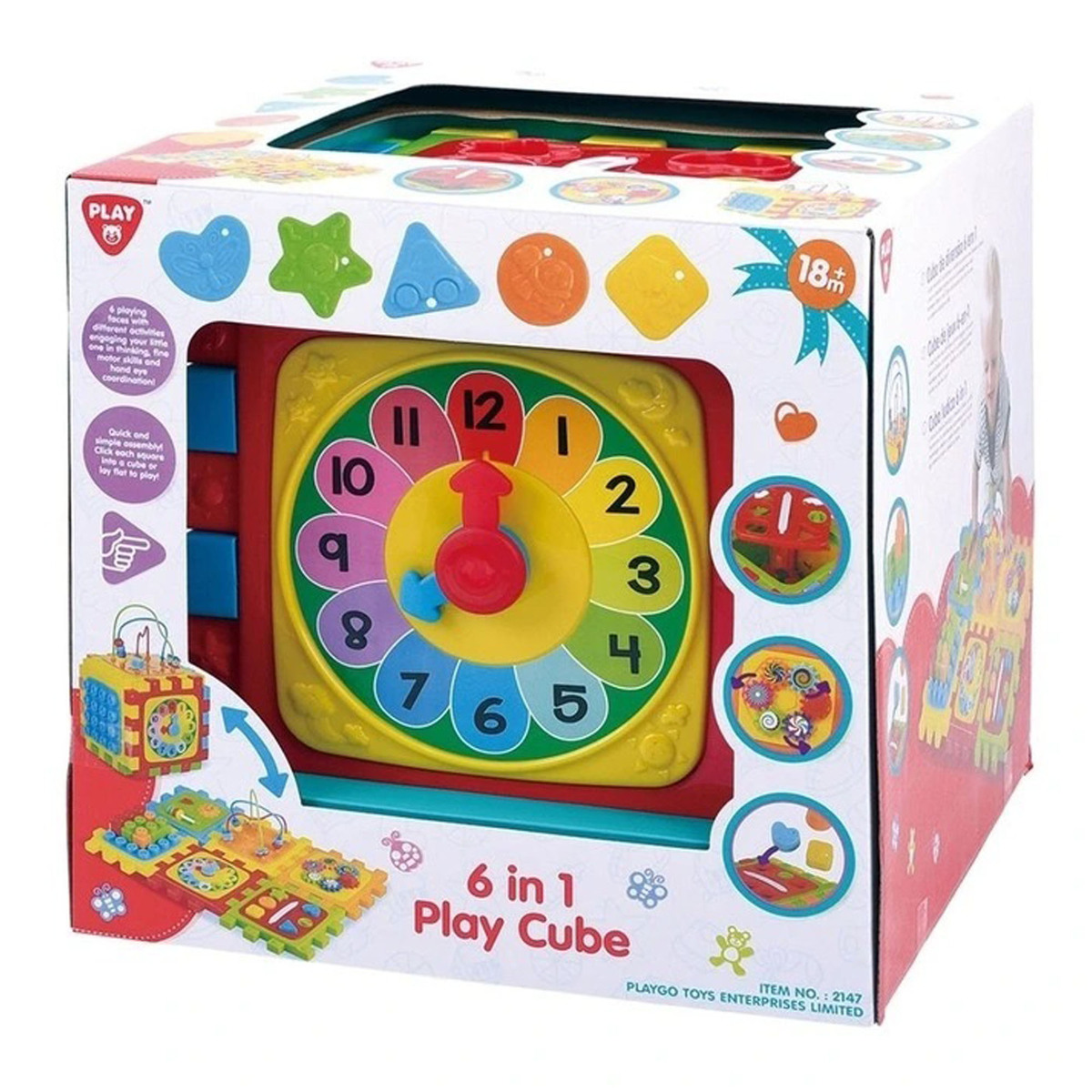 Playgo   6 In 1 Play Cube