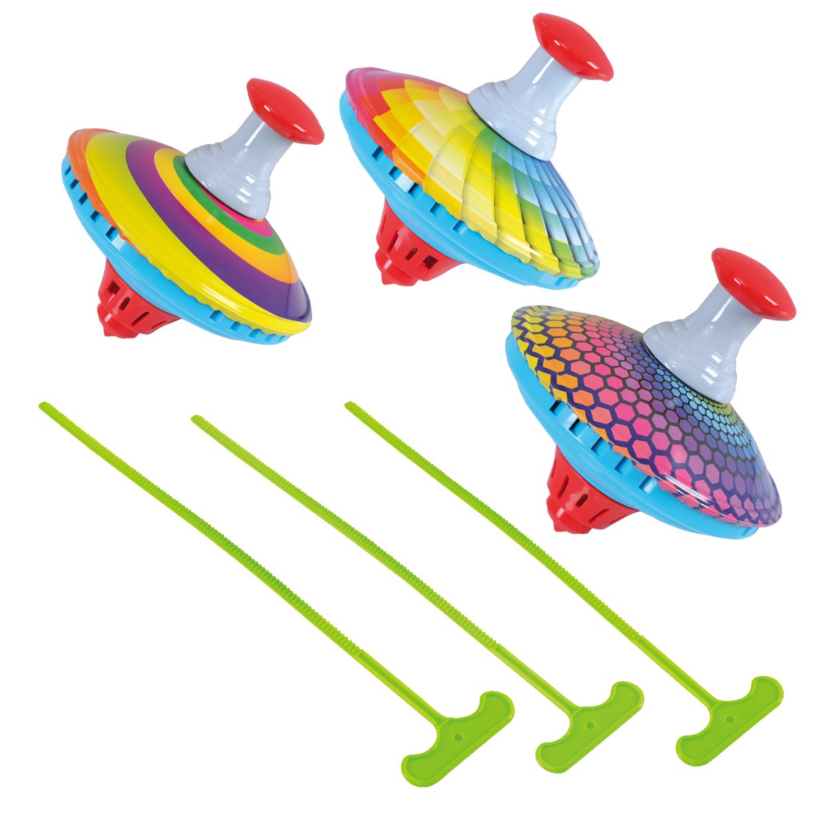 Playgo Spinning Top - 3 Assorted