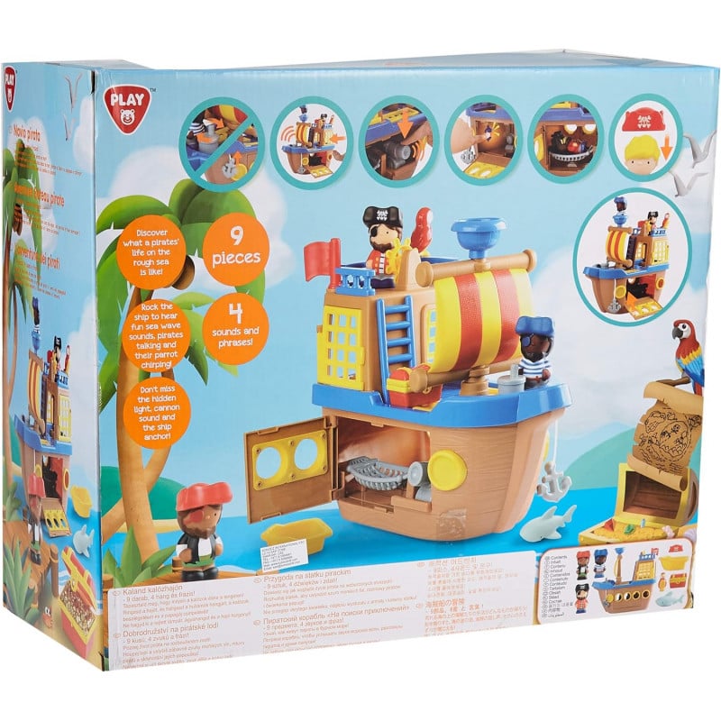 Playgo Pirate Ship Adventure B/O - 9 Pcs