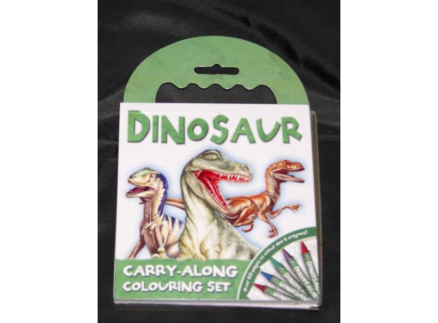 Alligator Dinosaurs Artist Pad With Crayons