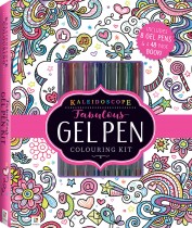 Hinkler Kaleidoscope Colouring Tuttifrutti Gel Pen Colouring Kit