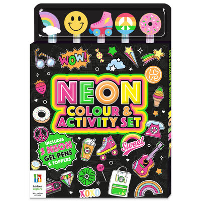 Hinkler Neon Colour & Activity Set