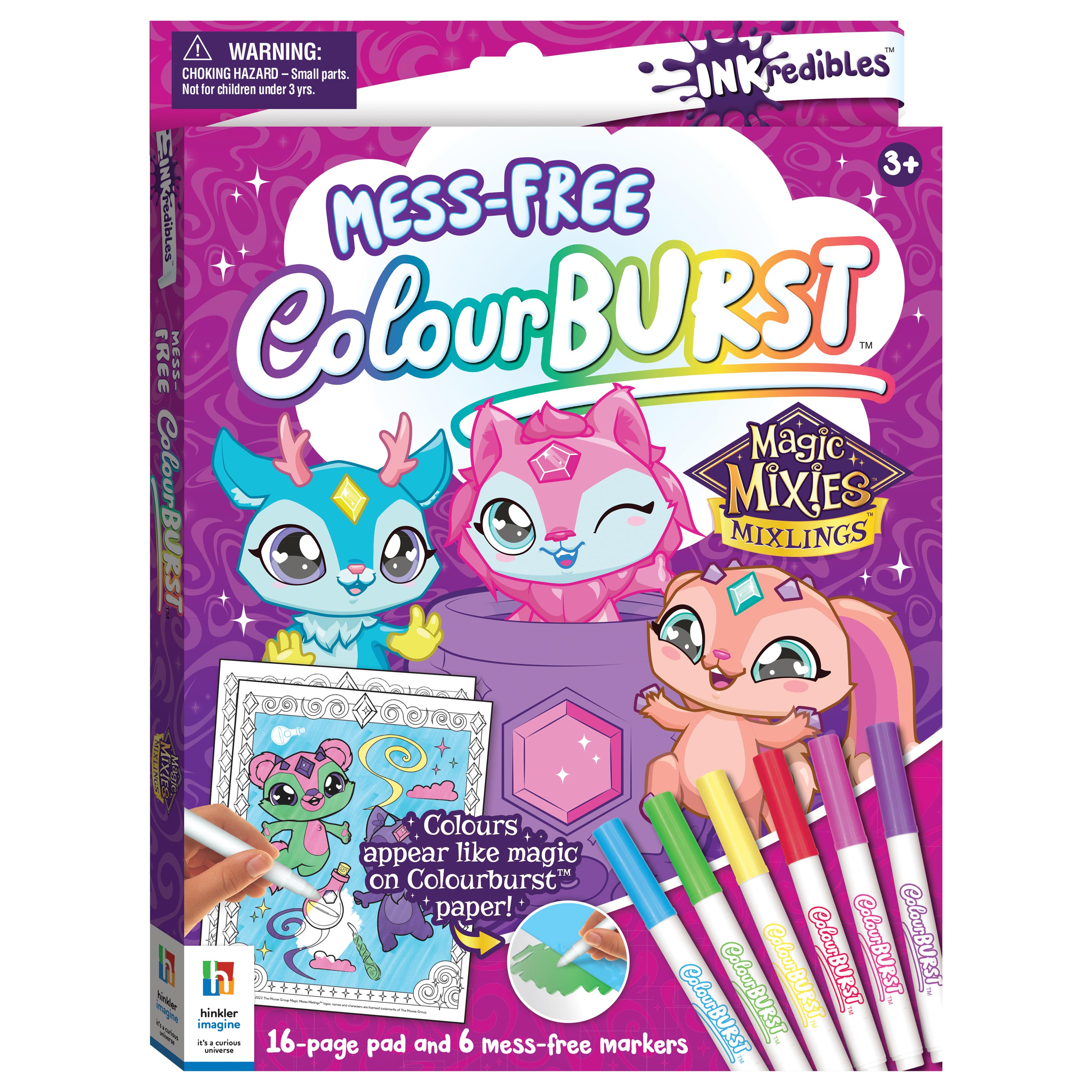 Hinkler Inkredibles: Magical Creaturescolour Burst