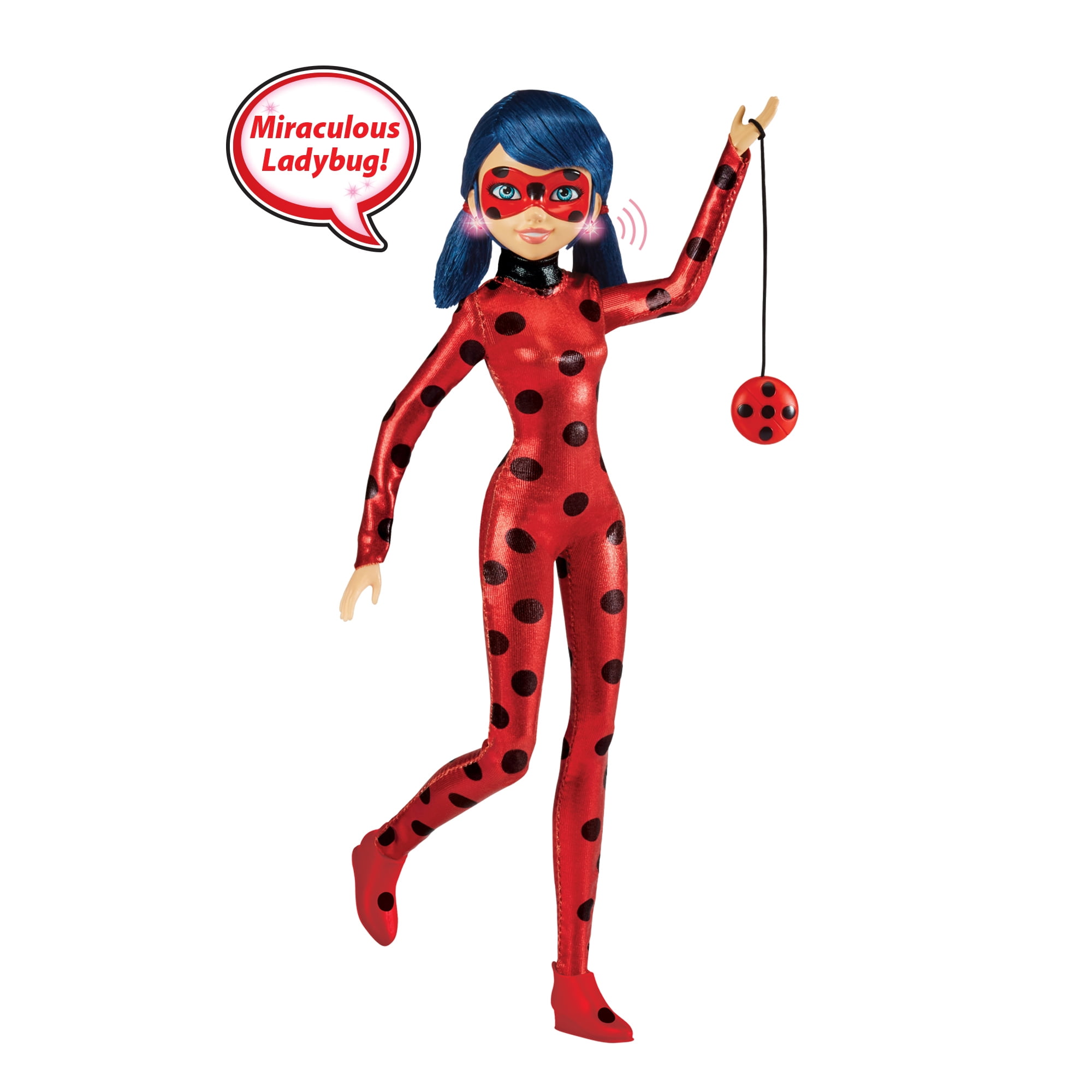 Miraculous Talk And Sparkle 10.5Inch Ladybug Deluxe Doll With Lights And Sounds