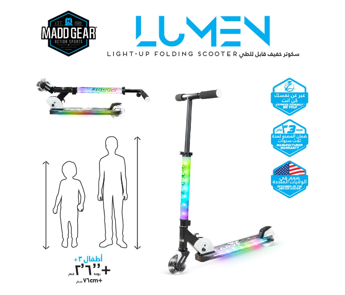 Maddgear Mg Carve Lumen - Black / White