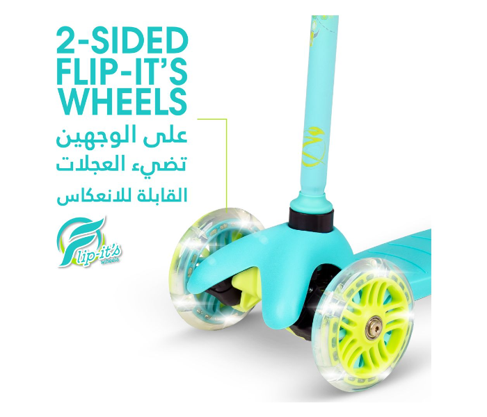 Maddgear Zycom Zinger (3 Way Adjustable Bar) - Teal / Lime