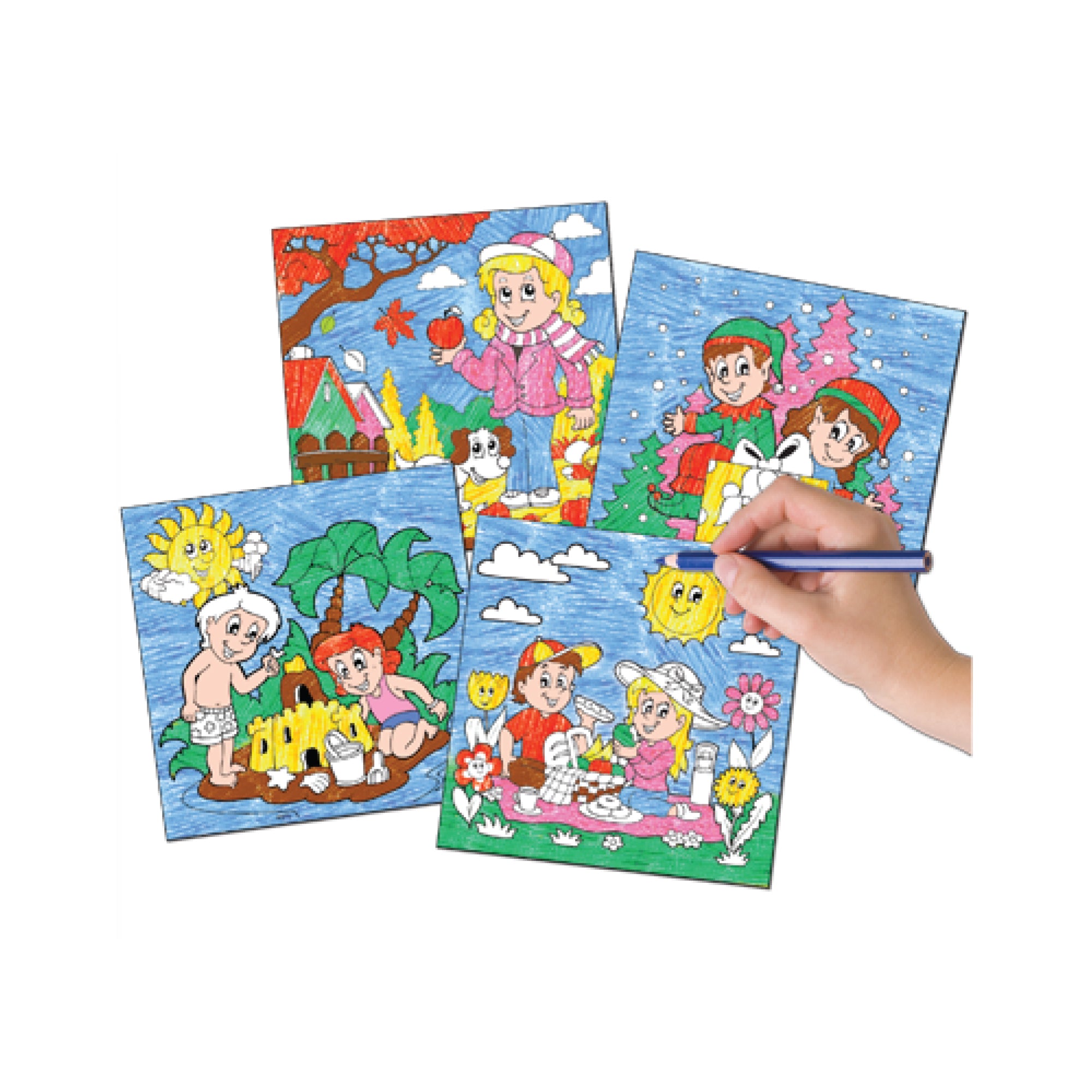 Learning Kitds - Fun Colouring