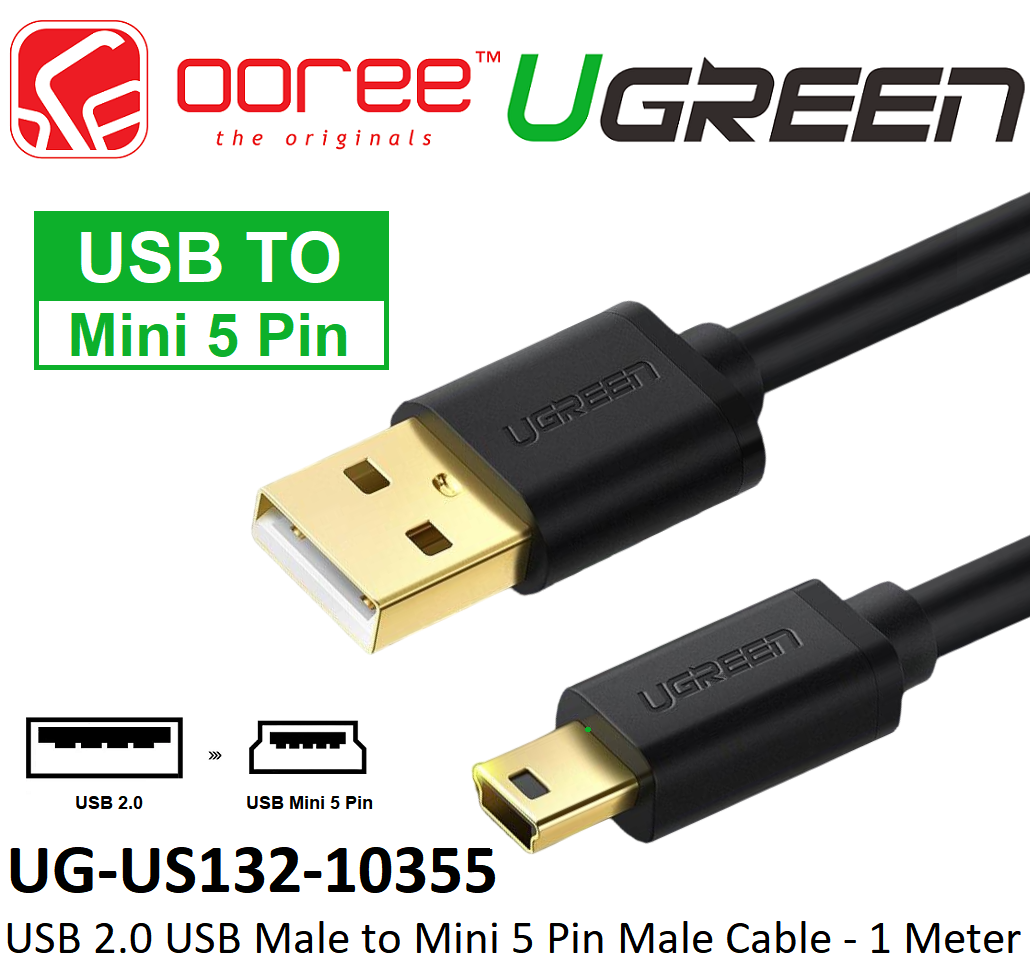 Ugreen Micro-Usb Male To Usb 2.0 Male Cable