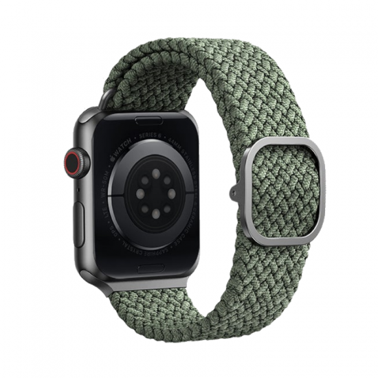 Uniq Aspen Braided Apple Watch Strap 44/42Mm Cypress Green(Green)