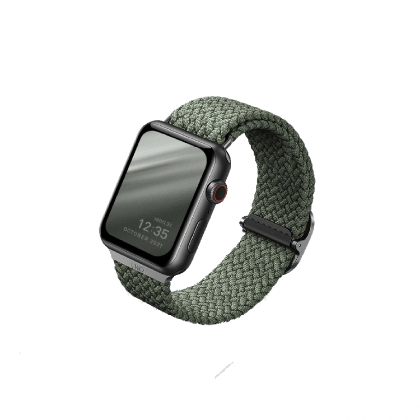 Uniq Aspen Braided Apple Watch Strap 44/42Mm Cypress Green(Green)