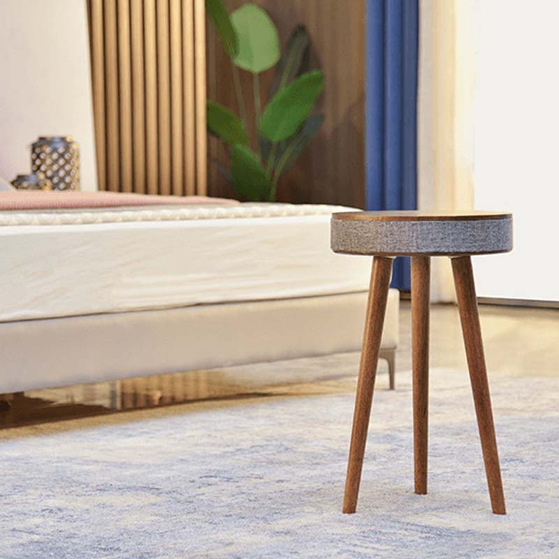 Rako Smart Multimedia Coffee Table - Round Teak Wood