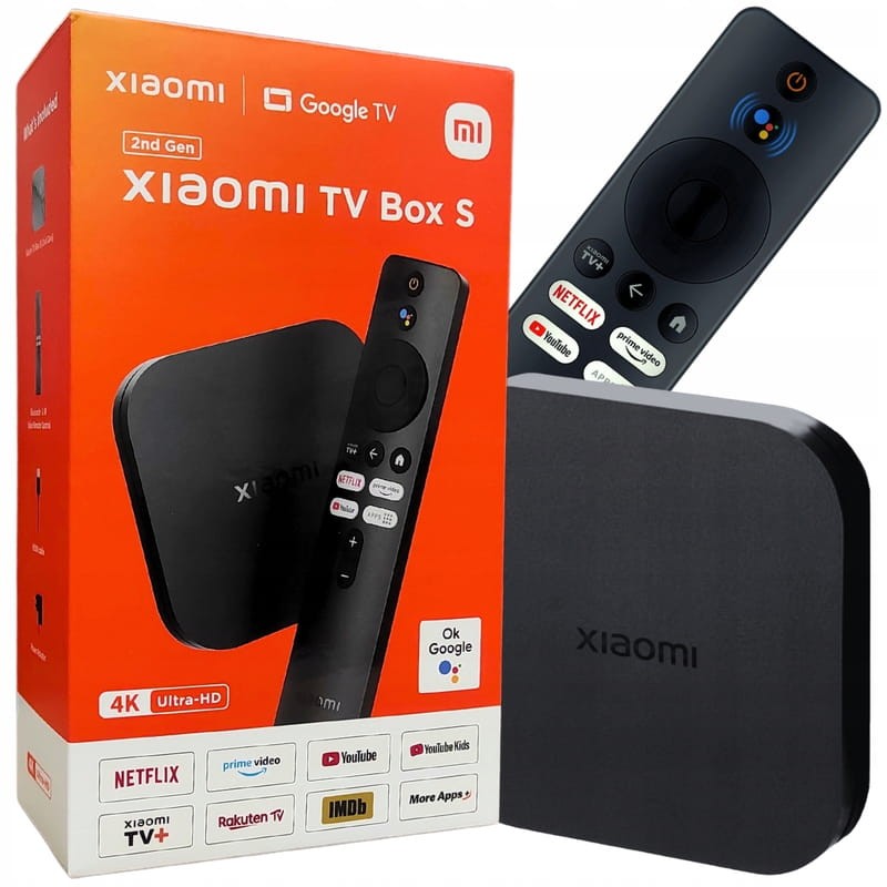 Xiaomi Tv Box S 2Gen 4K Uhd Uk