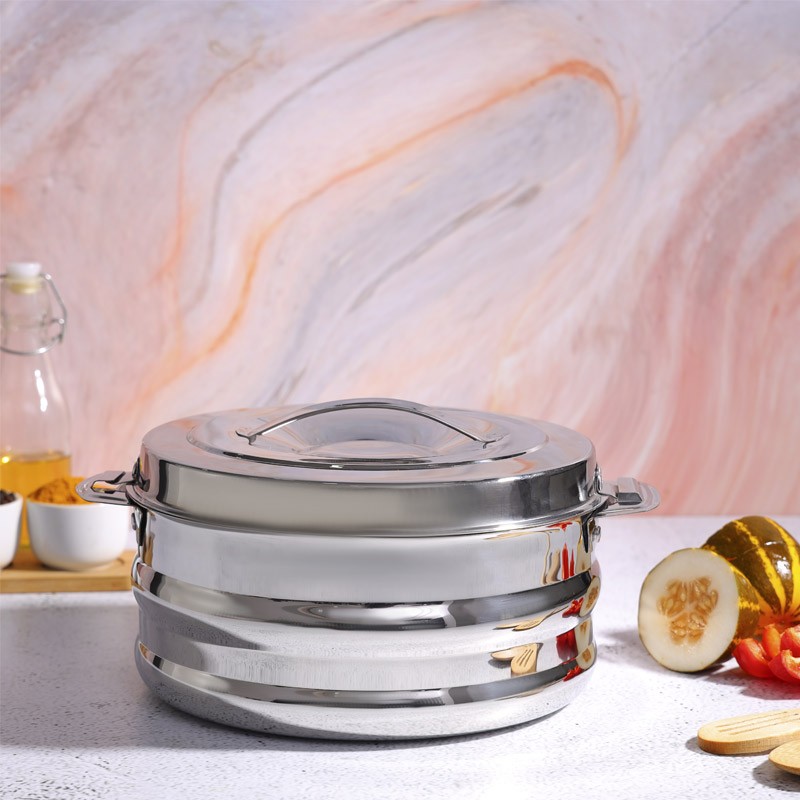 Royalford Galaxy Double Wall Ss Hot Pot 1000Ml1X12