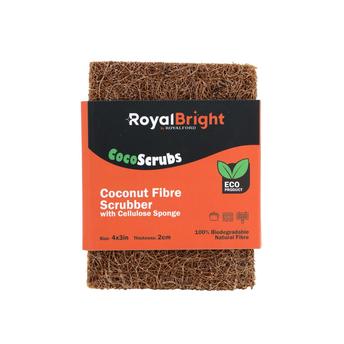 Royalford Coconut Scrubber With Sponge1X500