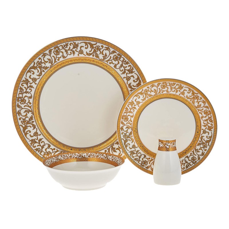 Royalford 28Pcs Fine Bone Dinner Set1X2