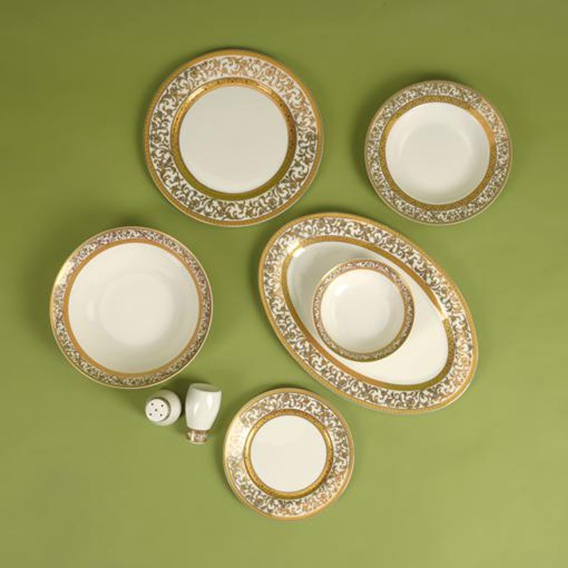 Royalford 28Pcs Fine Bone Dinner Set1X2