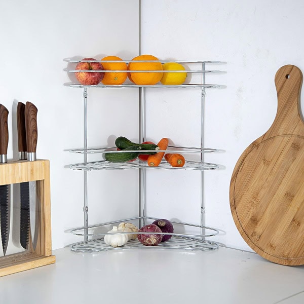 Royalford 3 Layer Corner Rack 1X12