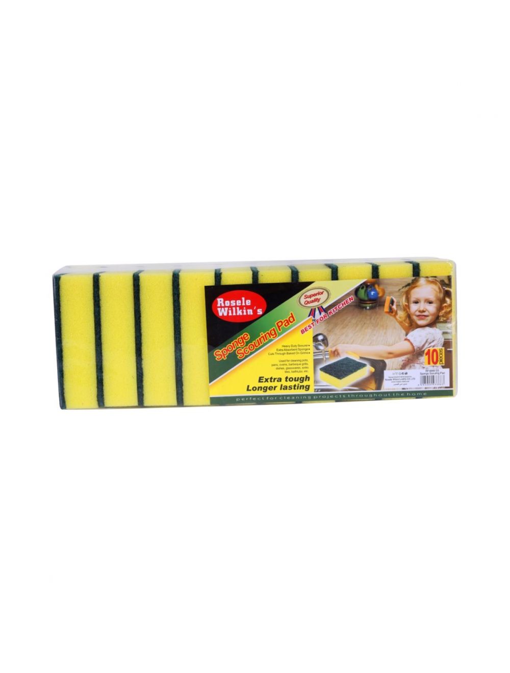 Royalford 10Pcs Sponge Scrubber 1X48
