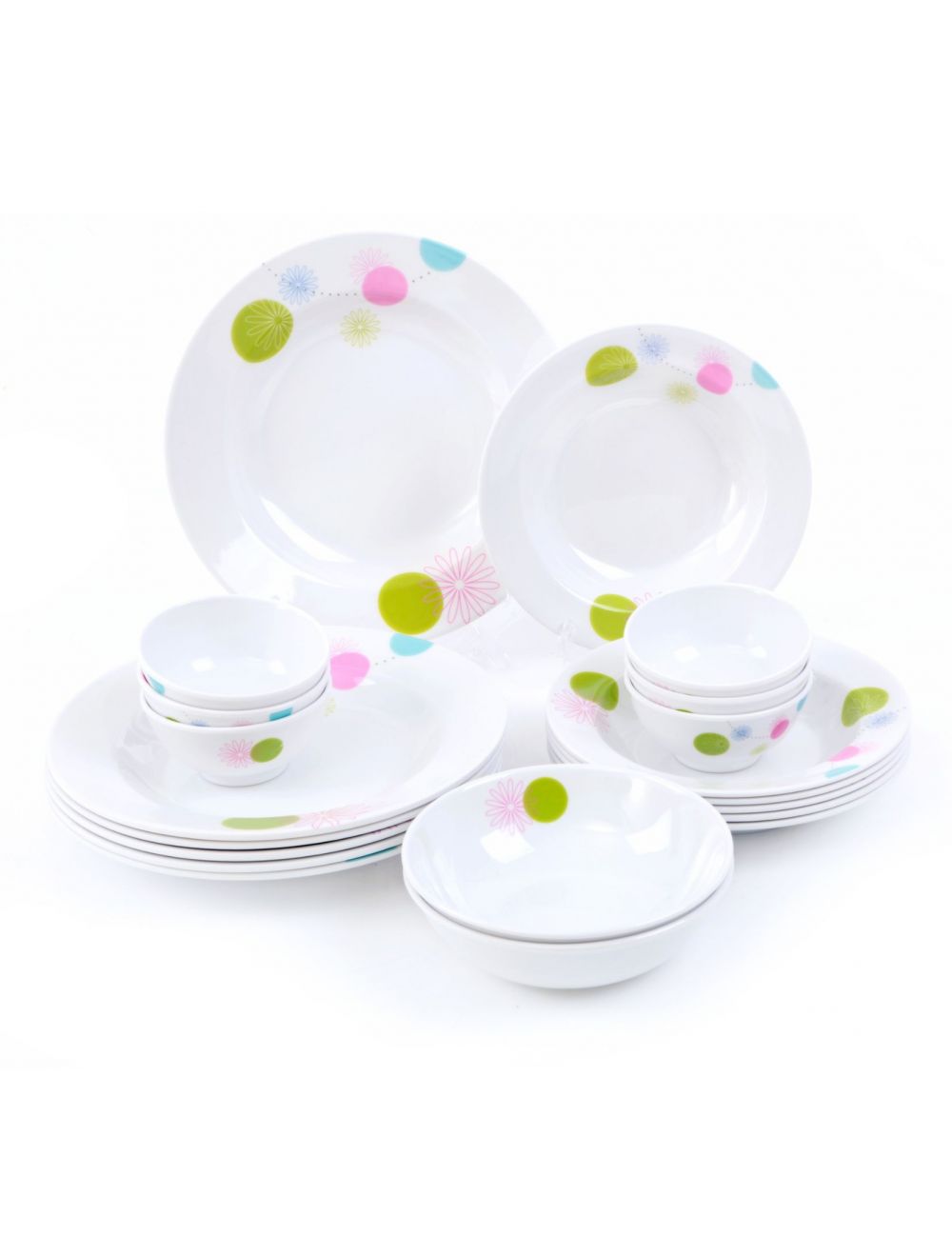 Royalford M/W35 Pcs Melamine Dinner Set 1X2 Royalford M/W35 Pcs Melamine Dinner Set 1X2