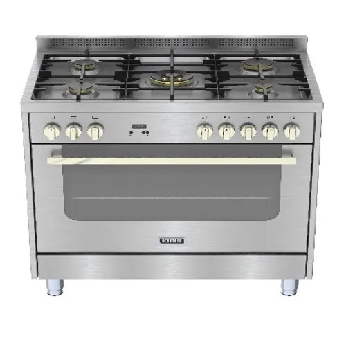 Ignis G1961Fcdxtf 90X60, 5Gas, Gas Oven + Fan Cast Iron Grid, Double Knob, Full Safety Made Italy